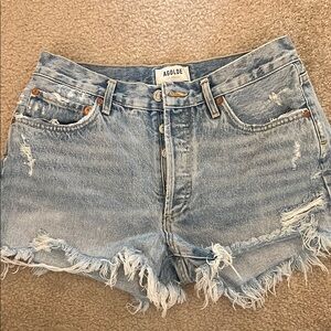 AGOLDE PARKER VINTAGE CUT OFF SHORT - size 28